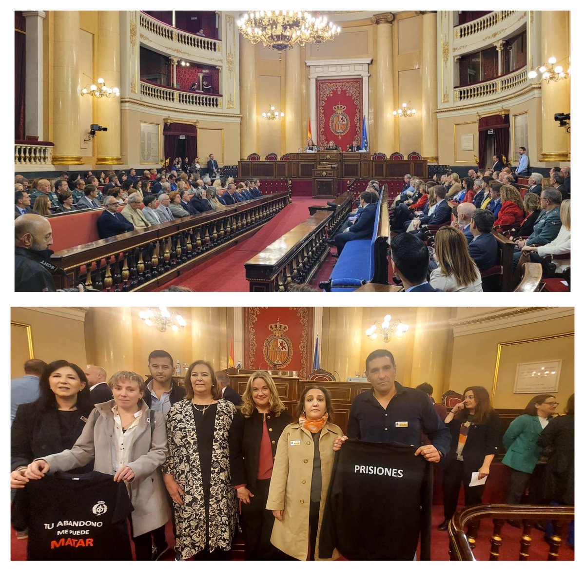 tu_abandono's tweet photo. 🤝 AGRADECIMIENTO a la @_AVT_ por el PREMIO en @Senadoesp a todo el Colectivo de Funcionarios de Prisiones en la Lucha contra el Terrorismo, del cual a su vez también somos VÍCTIMAS 

👉🏼 Seguiremos trabajando en PRO de una buena ejecución penal

Orgullosos de Ntra Labor

#TAMPM https://t.co/bbpyqWagW4