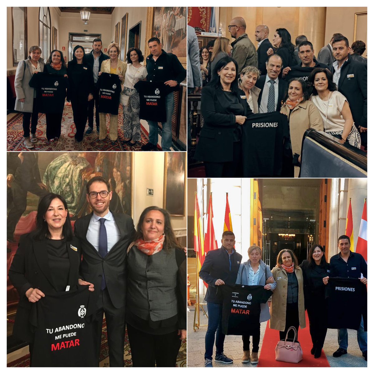 tu_abandono's tweet photo. 🤝 AGRADECIMIENTO a la @_AVT_ por el PREMIO en @Senadoesp a todo el Colectivo de Funcionarios de Prisiones en la Lucha contra el Terrorismo, del cual a su vez también somos VÍCTIMAS 

👉🏼 Seguiremos trabajando en PRO de una buena ejecución penal

Orgullosos de Ntra Labor

#TAMPM https://t.co/bbpyqWagW4