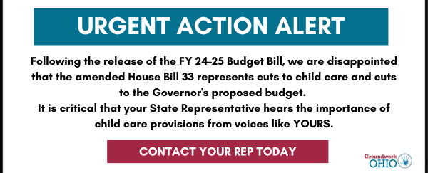 GroundworkOhio's tweet image. NOW is the time to ensure your voice is heard if you care about Ohio's children and families. Please send a message to your state rep TODAY to restore the cuts made to @GovMikeDeWine's budget that will affect our youngest Ohioans.

Contact your Rep: ow.ly/nQvH50NM9Gt