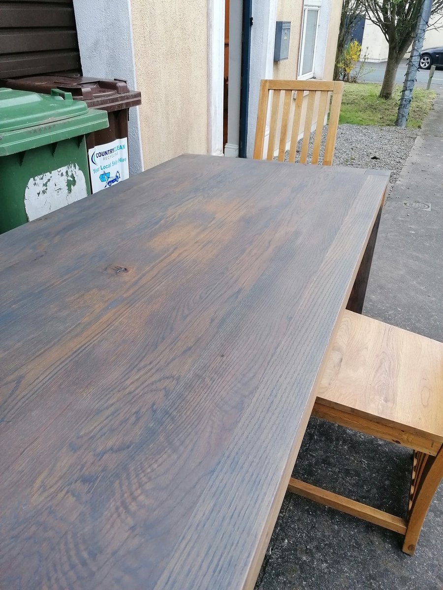 Trash_Upcycle's tweet photo. I refinished a table today and decided good enough is not good enough. Love the redo. https://t.co/07qtAupbro