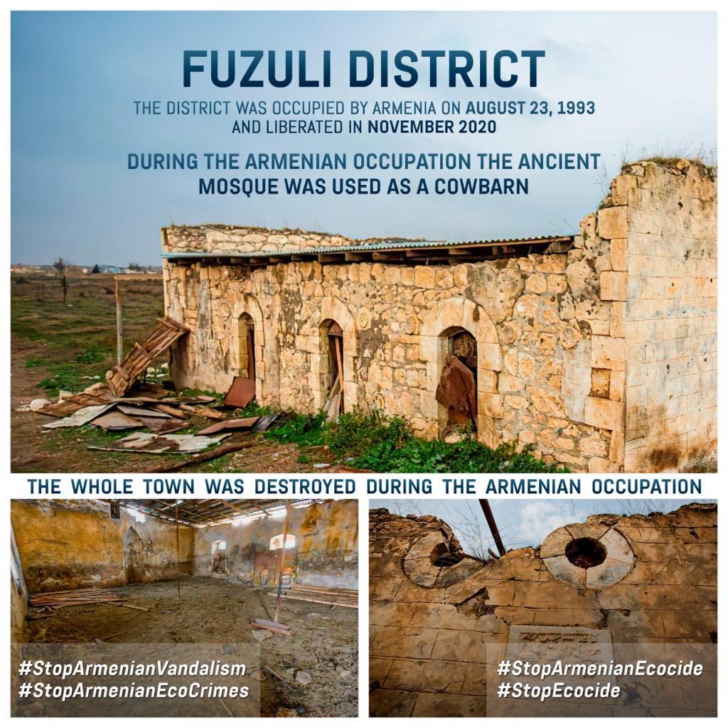 Ulker22513567's tweet photo. Когда у племени нет ценностей! #ArmenianVandalism
#WorldHeritageDay
#MonumentsDay @UN
@UNESCO
@ICOMOS https://t.co/xk28JtYW93