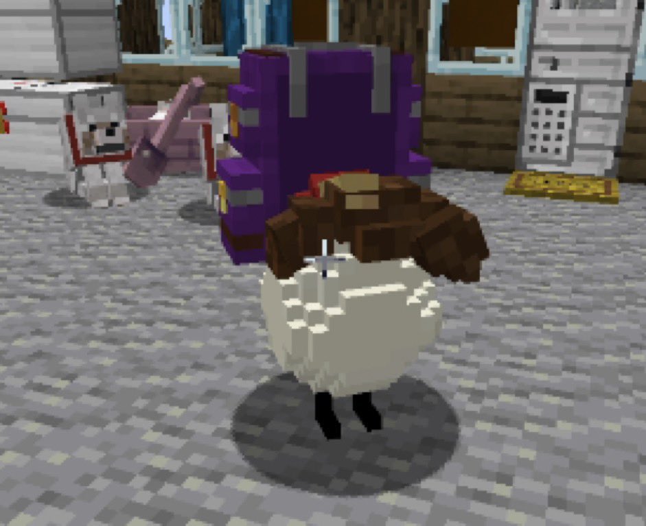 cheeze__toast's tweet image. Tallulah and her big ass backpack #qsmp