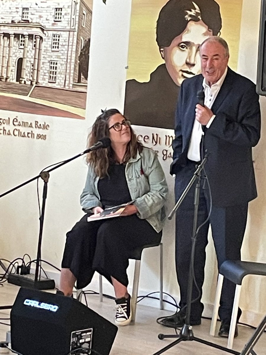 DeclanKearneySF's tweet image. One of the architects of the Good Friday Agreement, Sinn Féin veteran, Mitchel Mc Laughlin, in conversation with @LucilleOHagan tonight in #Crumlin alongside @annemarielogue &amp;amp; @MaighreadNiChon