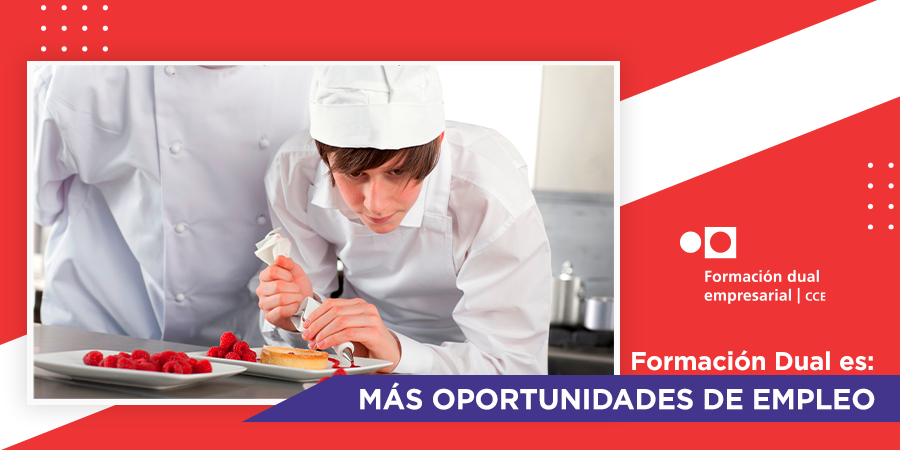 La #FormaciónDual promueve un desarrollo integral de los jóvenes al combinar el aprendizaje teórico y la práctica. ¡Conócela! 👉 bit.ly/3zzTCVO