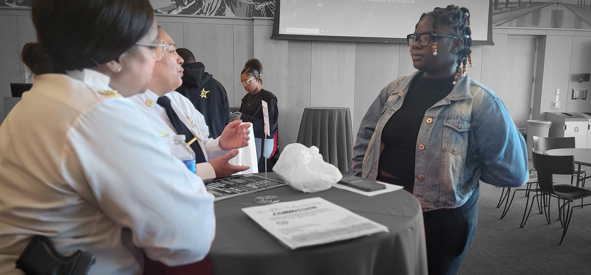Today, we had the opportunity to engage with several area high schools <a href="/TempleUniv/">Temple University</a> for the B4USoar career initiative.  We spoke about careers in policing and the <a href="/ppdyac/">PPDYAC</a> <a href="/PhillyPolice/">Philadelphia Police Department</a>