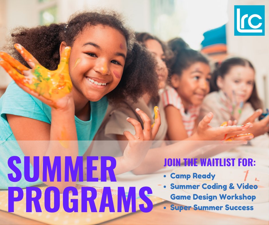 LRCpolk's tweet photo. Registration for our summer programs will be open soon, in the meantime, join our waitlist!
✅Camp Ready
✅Summer Coding &amp; Video Game Design Workshop
✅​​Super Summer Success https://t.co/ETVplbo5CJ