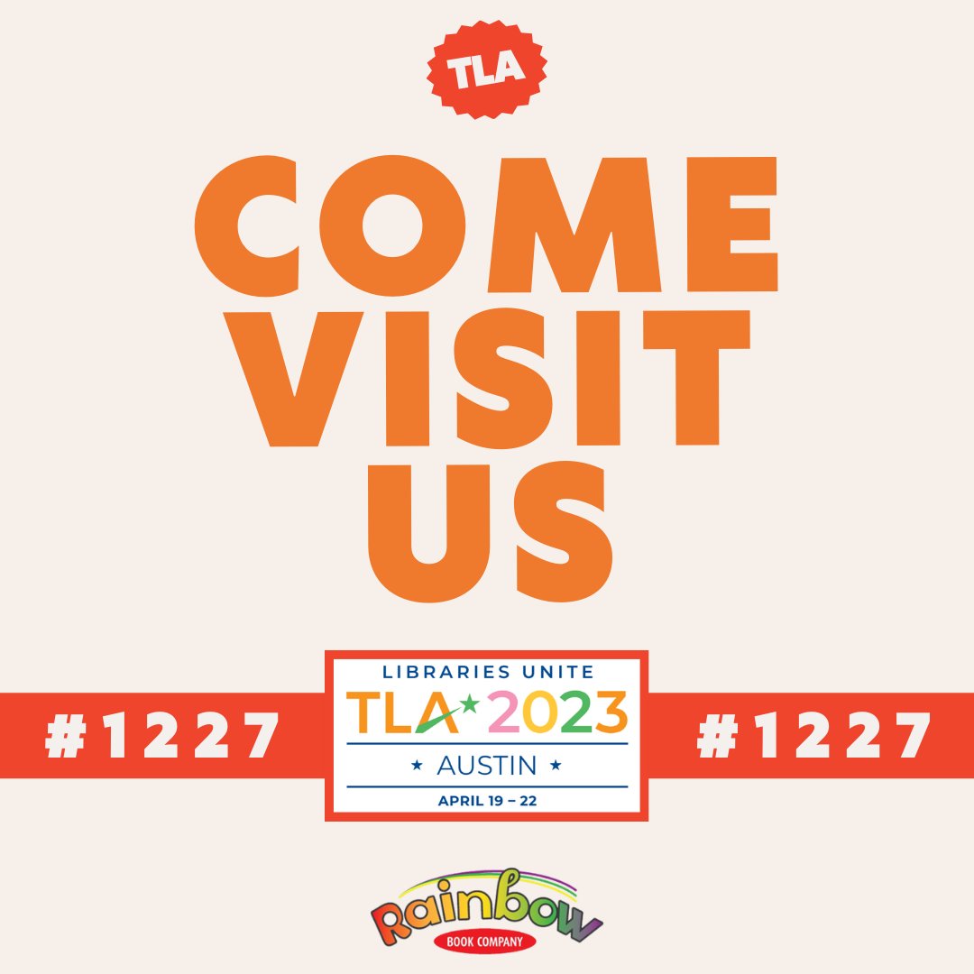 TLA IS TOMORROW!

Visit us at booth 1227 from April 19-22 🌈

#TXLA
