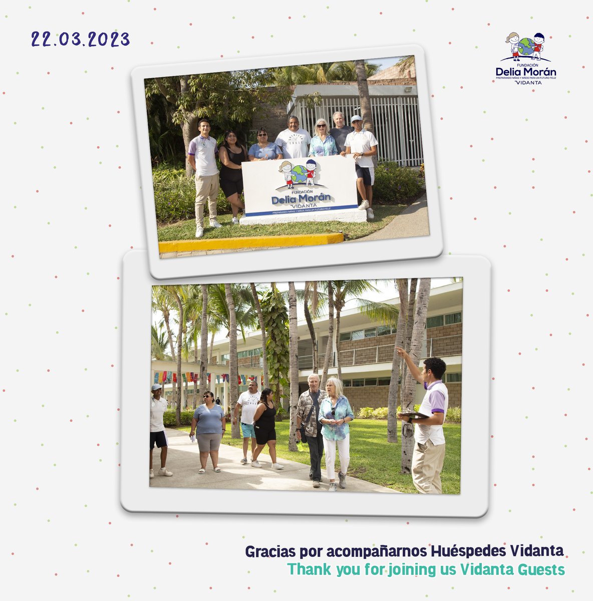 FundacionDMV's tweet image. #DíaDeRecorrido 📷📷 #TourDay at #FundaciónDeliaMoránVidanta