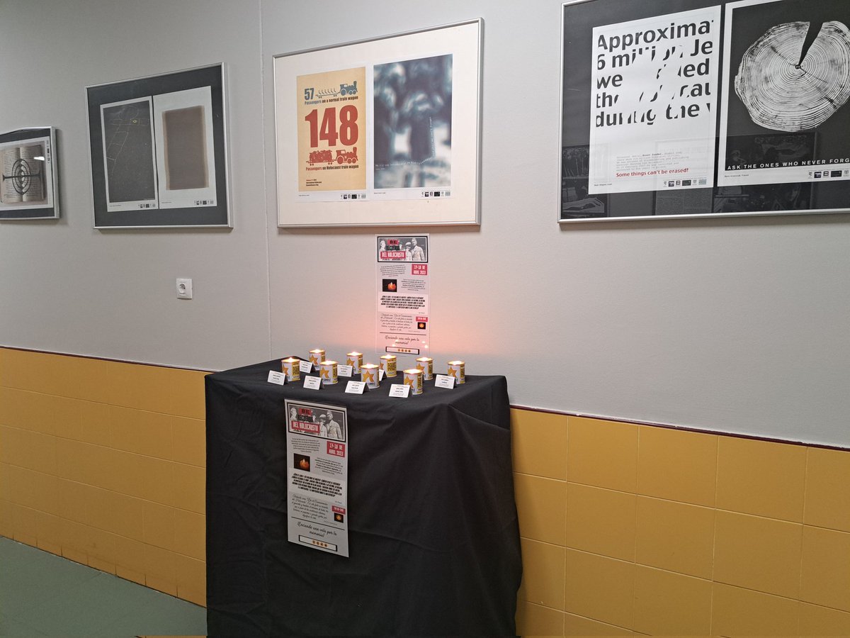 Hoy en el IES Miguel Delibes hemos conmemorado Yom Ha-Shoa, el día de la memoria y el recuerdo del Holocausto <a href="/SefaradIsrael/">Centro Sefarad-Israel</a> , <a href="/YellowCandleSp/">Yellow Candle</a>