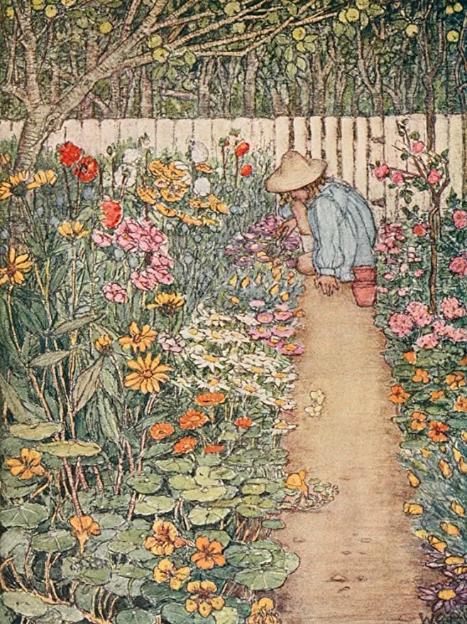 Art_VintageNH's tweet photo. The Children’s Book of Gardening, 1909

Herbaceous Border ~ Illustrated by Winifred Cayley-Robinson https://t.co/WEkT1IHDjJ