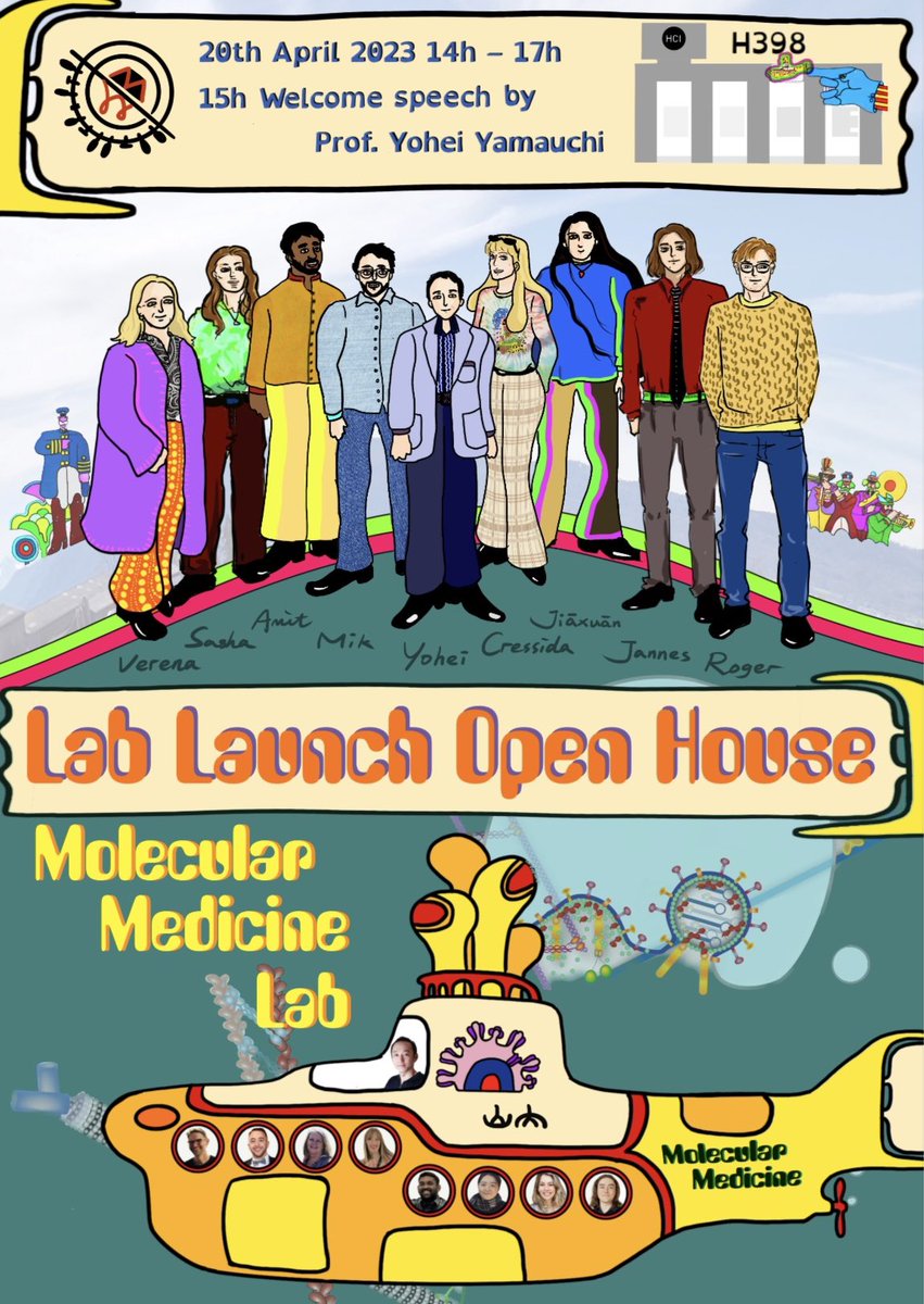 Visit the Molecular Medicine Lab Launch event on Thursday.
Artwork by <a href="/fjx0326/">Jess</a> <a href="/ETH_DCHAB/">D-CHAB</a>