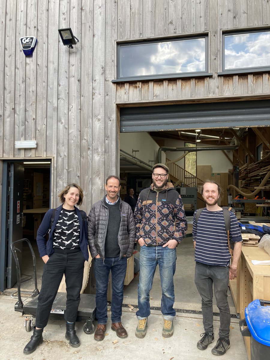 WeCanMakeHomes's tweet photo. Great to be at WoodLab in Totnes with #TreeRadicals Al Tempest & @LivingEconomics β¦.plotting all things local timber, stewardship of land, forests & homesβ¦ and complicated joinery ππ²π³π²π³π²π³π²π³π²π³π²π³π²π³π²π³π² https://t.co/7uxmB2jE8H