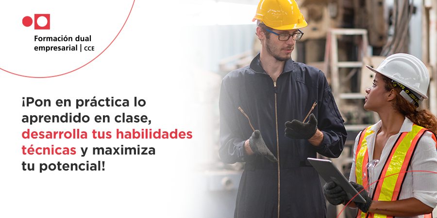 La #FormaciónDual es una apuesta por desarrollar el talento de los jóvenes y aprovechar su enorme potencial. ¡No te quedes fuera!