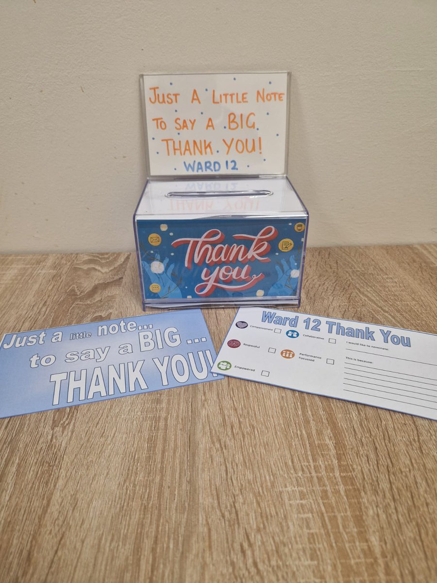 Ward12_lthtr (@ward12_lthtr) on Twitter photo We have started our 'little note to say a big thank you' for staff this week. We can't wait to share all the positive messages between staff ❤️❤️#thankyou <a href="/sarahwelshRPH/">sarah welsh</a> We have started our 'little note to say a big thank you' for staff this week. We can't wait to share all the positive messages between staff ❤️❤️#thankyou <a href="/sarahwelshRPH/">sarah welsh</a>