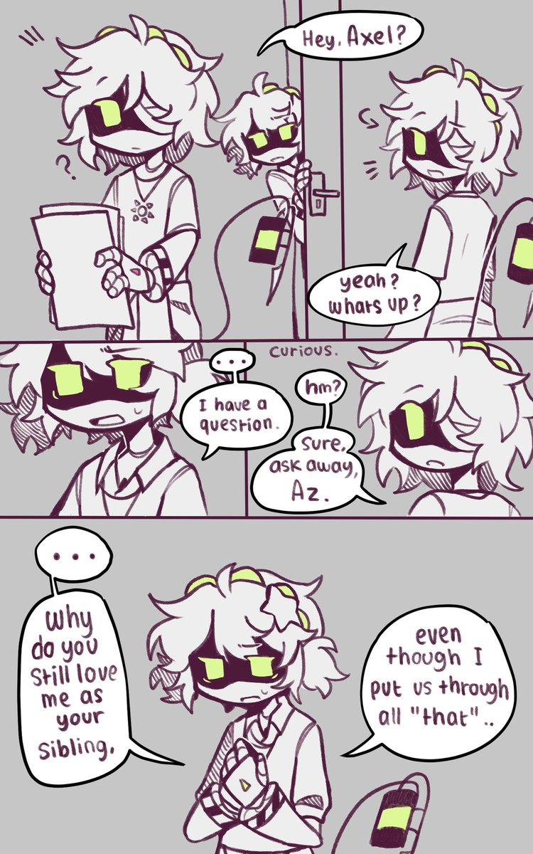 ItzKatty12's tweet photo. I love you.

sibling comic!! i cried while drawing this. (screw you sage) https://t.co/z4dmt1bXNZ