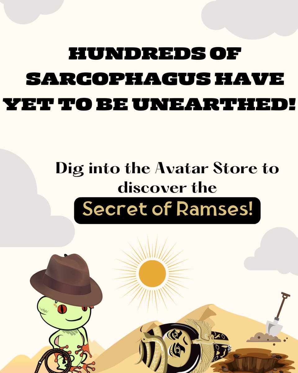 AVIREONFIRE's tweet photo. Have you learned the secret of Ramses yet? Still over 300 left in the Avatar store ready to be minted! Combine with "Glass Foustling" to find out whats inside. #Avire #Web3 #RedditAvatars https://t.co/jpsu1wNuvg