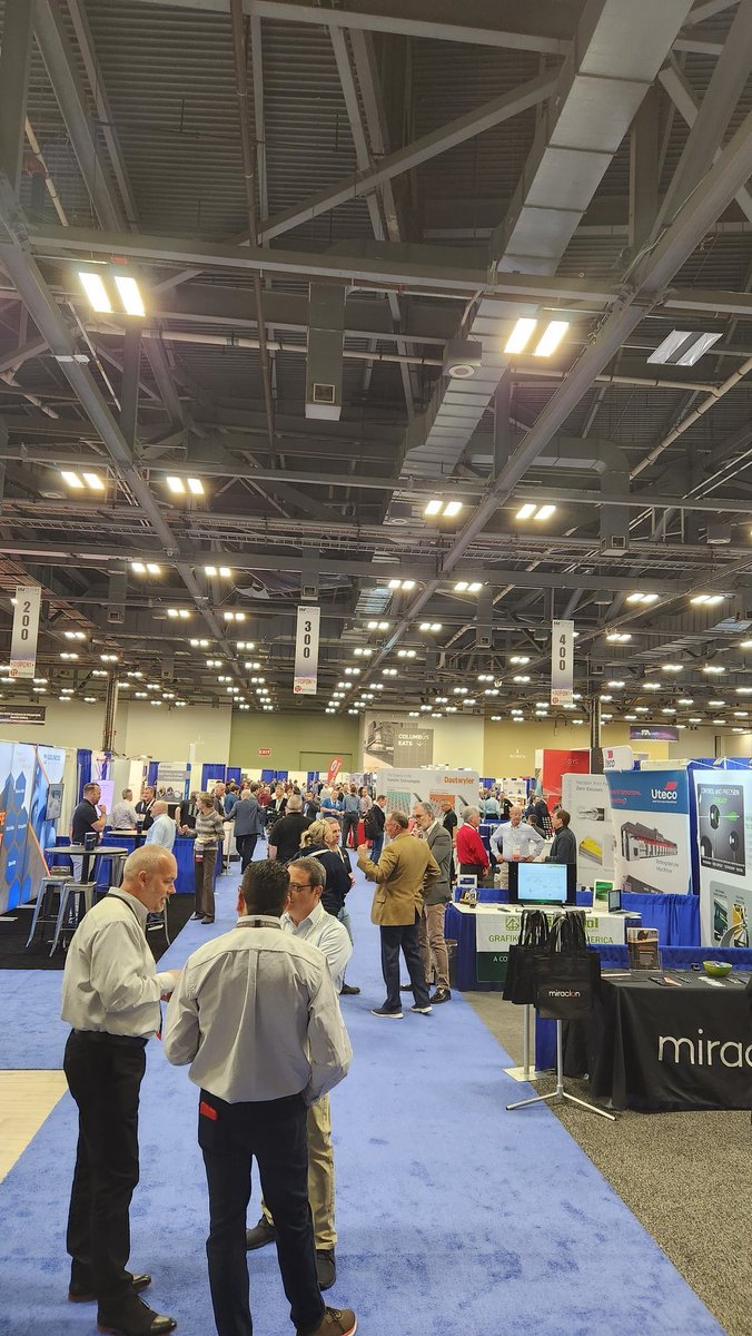 LabelSteve's tweet photo. Day 2 of #INFOFLEX 2023 is in full swing. #flexo #labels @LabelAndNarrow https://t.co/BbcZWIQOll