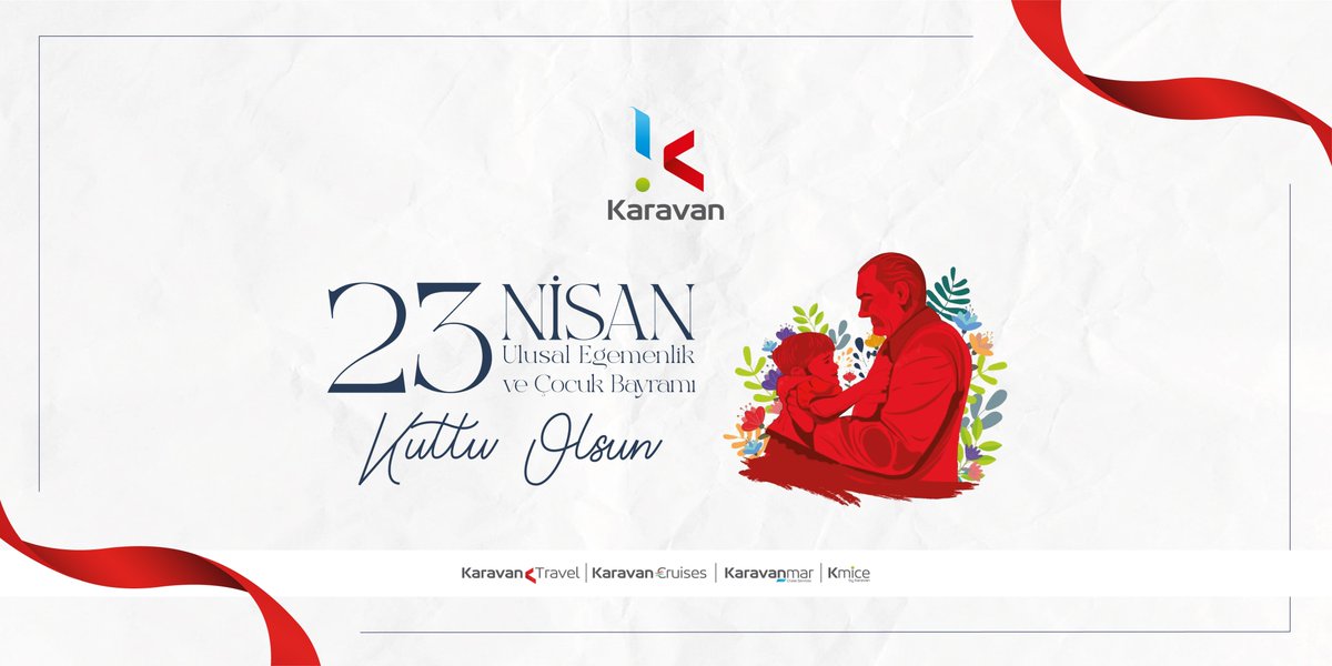 KaravanTurkey's tweet photo. 23 Nisan Ulusal Egemenlik ve Çocuk Bayramınız Kutlu Olsun!
Happy April 23rd, National Sovereignty and Children's Day!
#23nisan #ÇocukBayramı #kutluolsun #karavantravel #karavanturkey #karavanmar #kmice #karavancruises https://t.co/9OvI4yr7SL