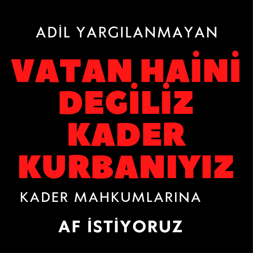 alpeflin's tweet photo. MahkumaAF SandıktaOy
CEZAYI VERENDE ALANDA İCERDE BÖYLE ADALETE GUVENMI OLUR  KANAATLERLE ÖMÜRLÜK CEZALAR VERİLDİ YUVALAR YIKILDI FETO EN BUYUK DARBEYİ YARGIDA ADALETTE YAPTI YOK HUKMUNDE SAYILMAYIP CEZANIZI CEKİN DENDİ KABUL EDEMİYORUZ ADİL YARGILANMADIK TÜKENDİK KADINIZ EŞİZ https://t.co/9iwRcI756i