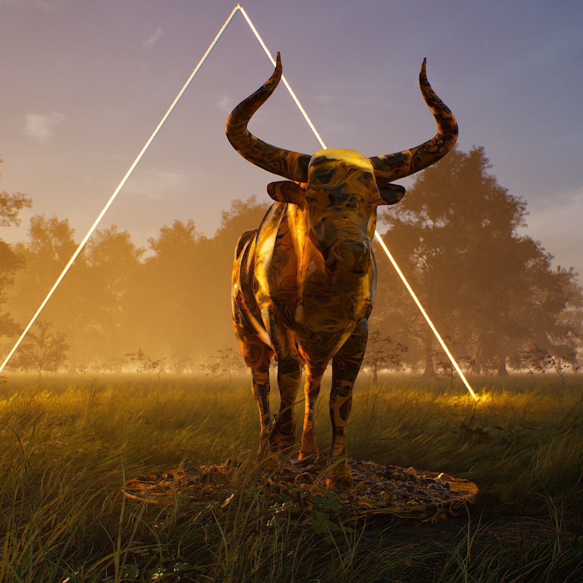 The auroch.

It is thought to be the wild ancestor of modern domestic cattle.

#DNA #NFT #Web3 #Metaverse #MusicNFT #UE5