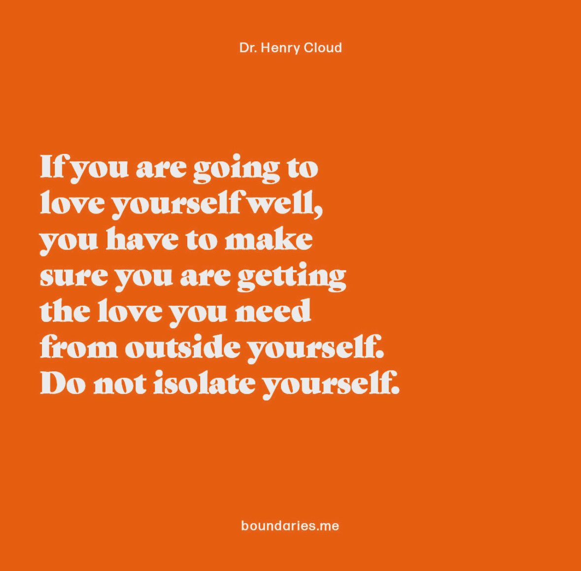 KristiMallory's tweet photo. 🔥 Y E S 🔥

Self care doesn’t = isolation!

#repost #drhenrycloud #selfcare #selflove #tiptuesday #facts https://t.co/p5ZBoIbHH9