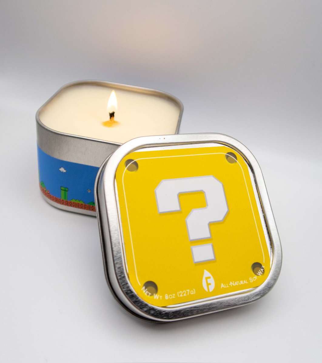 Fandlemonium's tweet photo. Our Kingdom of Mushroom candle smells like a fantastic adventure filled with mushrooms, forests, flowers and, um, hey Jack Black what's the last scent again? https://t.co/33NfE5zsxp