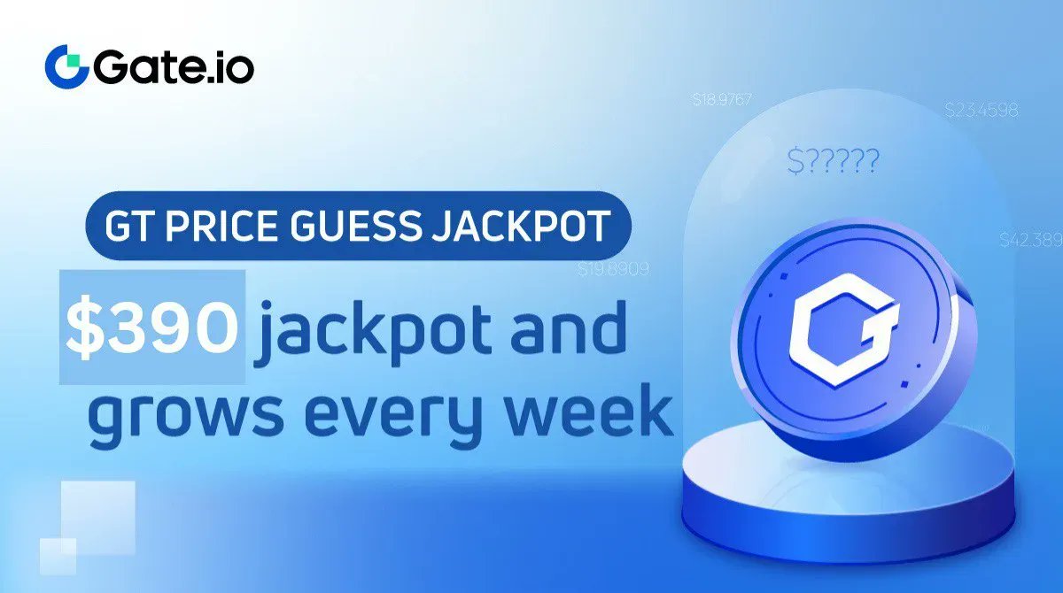Gate's tweet photo. 🏆 Win Big Reward Weekly

🧐GT price guess jackpot for Gateio International Community

✍️ Fill out the form: https://t.co/aZAkkIPOE0

👉Details: https://t.co/LiJKCvqjTB 

🌠Like &amp; Follow @gate_io
🌠RT &amp; tag 3 friends and share

End at 00:00 UTC, Apr 21st

#Gateio #Jackpot #Crypto https://t.co/x4OAmLbGg2