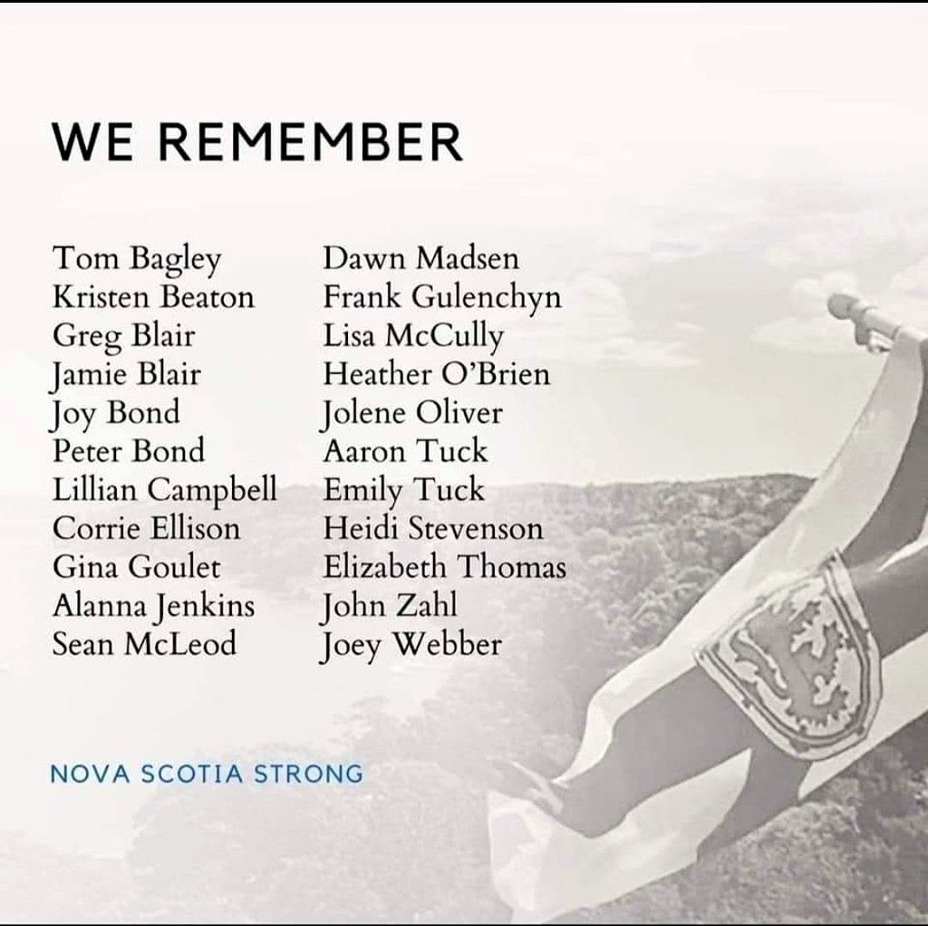 #NovaScotiaStrong