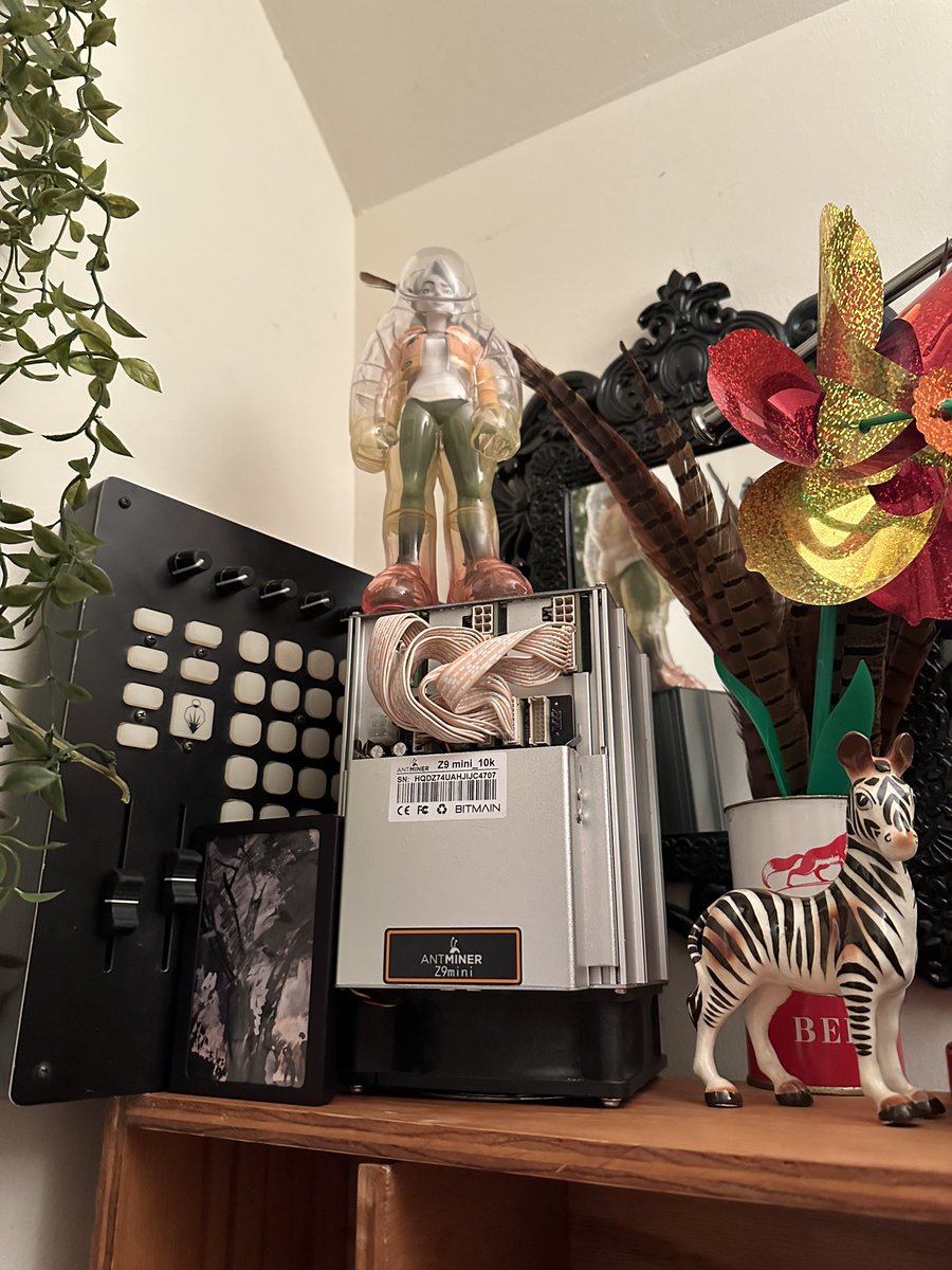 New addition to my office trinkets

<a href="/cypherpunkZero/">Zeroᙇ 🛡</a> has arrived!

#Zcash