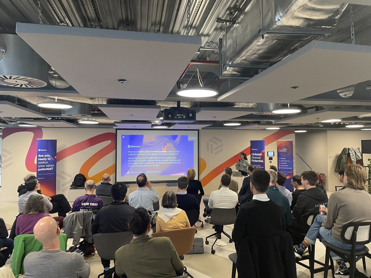 Beamery Engineering (@beameryhq_eng) on Twitter photo Having a great time hosting <a href="/Connected_Data/">Connected Data</a> London at our office this evening. Thank you to everyone who came along! Having a great time hosting <a href="/Connected_Data/">Connected Data</a> London at our office this evening. Thank you to everyone who came along!