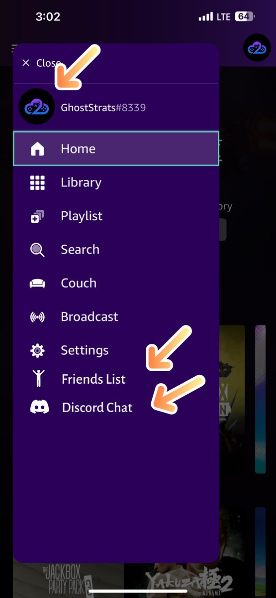 GhostStrats's tweet photo. After listening to some cloud gamers, would you also like to see @amazonluna add a friends list,  party chat (with discord) and custom logos? 🤔 

#cloudgaming #amazonluna #teamluna #luna100 

Note: image shown is a concept art I made. https://t.co/GaRrHefsT5