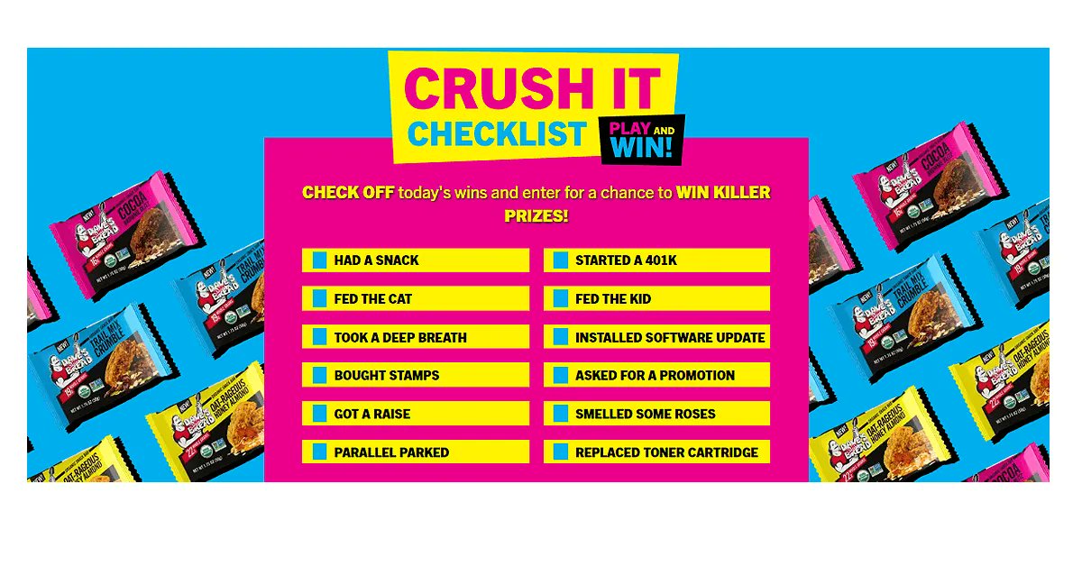 GooseGiveaways's tweet photo. Enter Dave's Killer Bread Crush It Giveaway &amp; be one of the 100 lucky winners! 🥳🍞 Score delicious treats &amp; swag! ✨ https://t.co/w75474ZXNP Ends 5/19 - US

#OrganicBread #TastyTreats #WinSwag #GiveawayAlert #DavesBread https://t.co/UY9URrvXmS