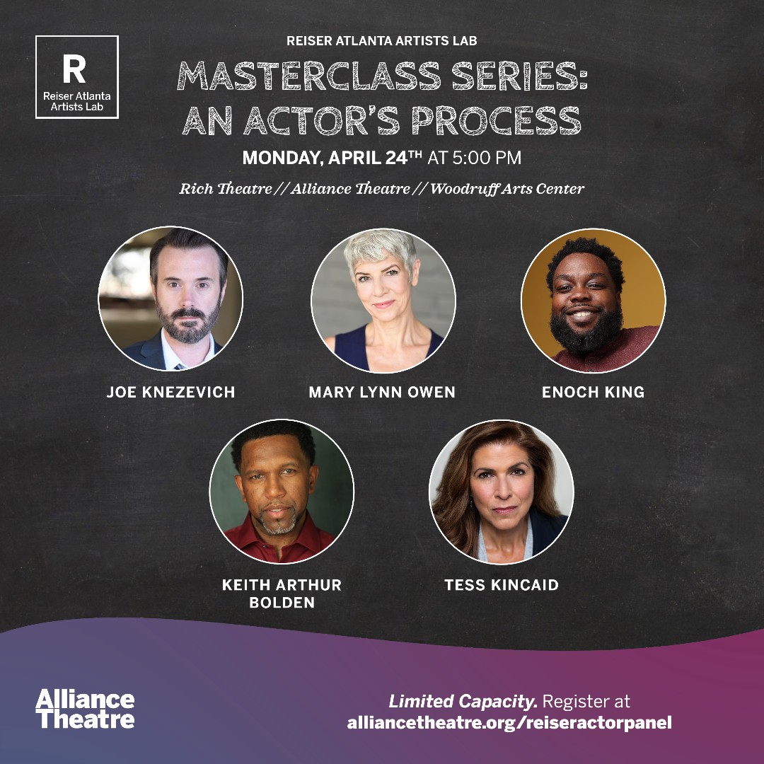 alliancetheatre's tweet photo. Join us for a special panel discussion featuring some of Atlanta's top actors and hosted by actress and Alliance Theatre Spelman Leadership Fellow Assata Amankeechi!
-
Visit https://t.co/mEJLlPbVFw to register.🎭 #ReiserLab #AllianceTheatre #MasterClass https://t.co/6sQm2UecXO