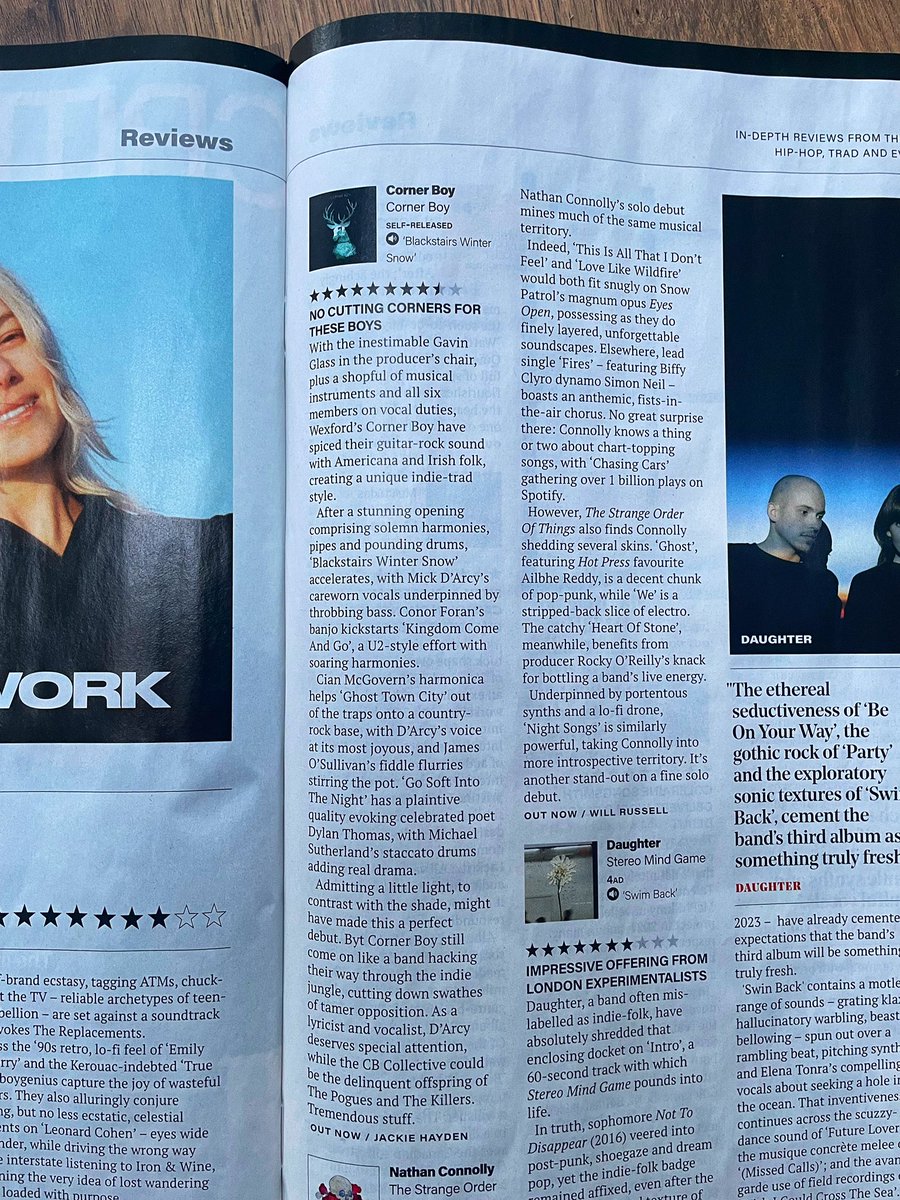 CornerBoyIRL's tweet photo. Thank you to Hotpress for reviewing our album in their latest edition. We have been reading the magazine since we were kids, incredible to see it amongst the pages 🙏

https://t.co/dciI9nKHo7

@hotpress | Jackie Hayden https://t.co/sHjtbCea3C