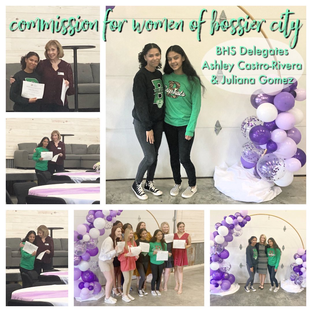 We are #soproud of Ashley and Juliana as our delegates to the Women’s Commission of Bossier City 
#gokats 💚🎓