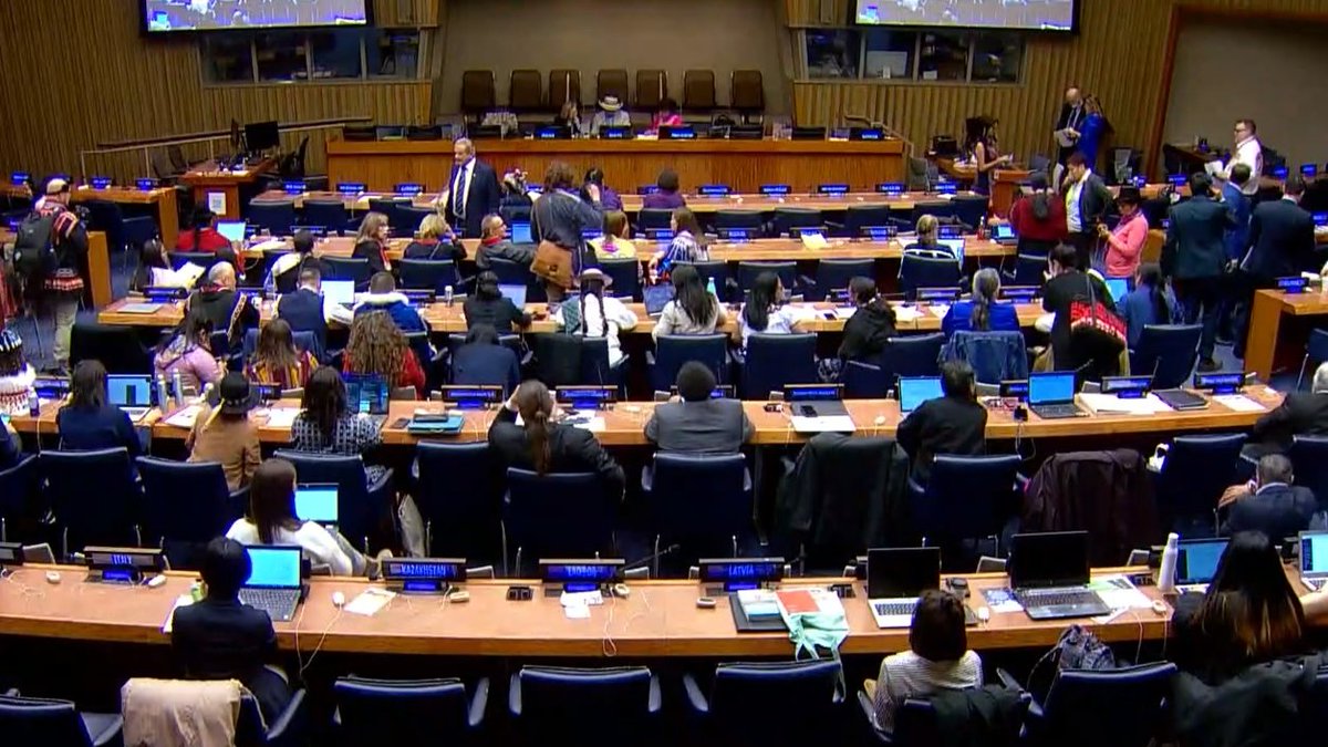 #HappeningNow at #UNPFII: Discussion on the theme “Indigenous Peoples, human health, planetary and territorial health and climate change: a rights-based approach”

Watch live 🔴 media.un.org/en/asset/k16/k…

#WeAreIndigenous