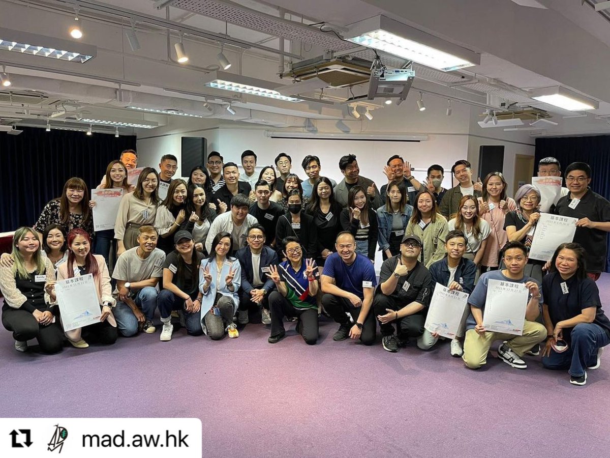 MAD_AsiaWorksHK's tweet photo. At MAD Group, 2023 is not only the 30th anniversary of AsiaWorks, but also the “Year of Development"!  Tonight was the swearing-in meeting of 2023 Basic Course and Advanced Course captains/captains-to-be. https://t.co/uEXnGK9k1O