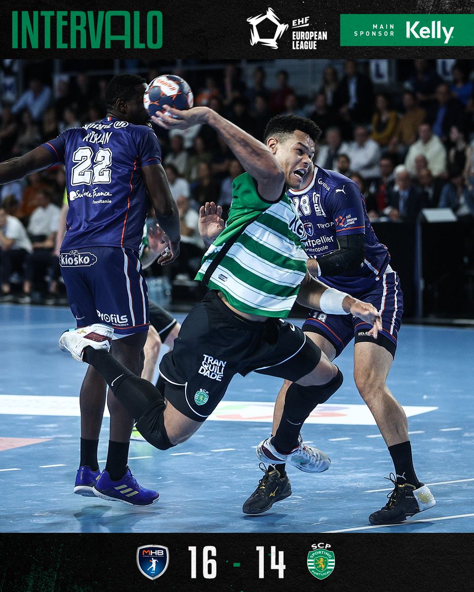 SCPModalidades's tweet photo. #AndebolSCP | ⏸️ INTERVALO:
Leões em desvantagem em Montpellier.
𝐀𝐓𝐄́ 𝐀𝐎 𝐅𝐈𝐌, rapazes! 💪
#MHBSCP #ehfel https://t.co/u954EMk8uB
