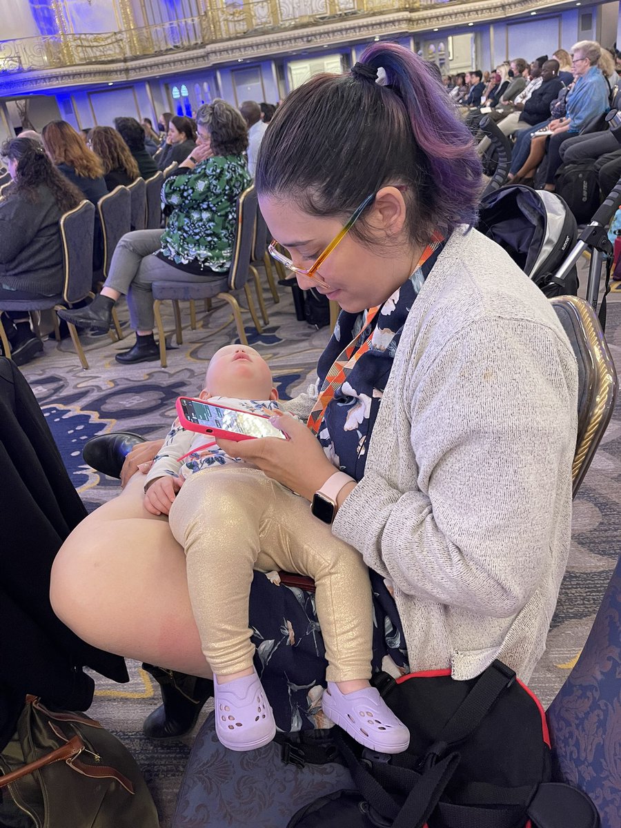 This is what a scientist and successful academic looks like. #NARST23 <a href="/STEMxicanEd/">Dr. Paulette is Nap Trapped (most likely)</a>