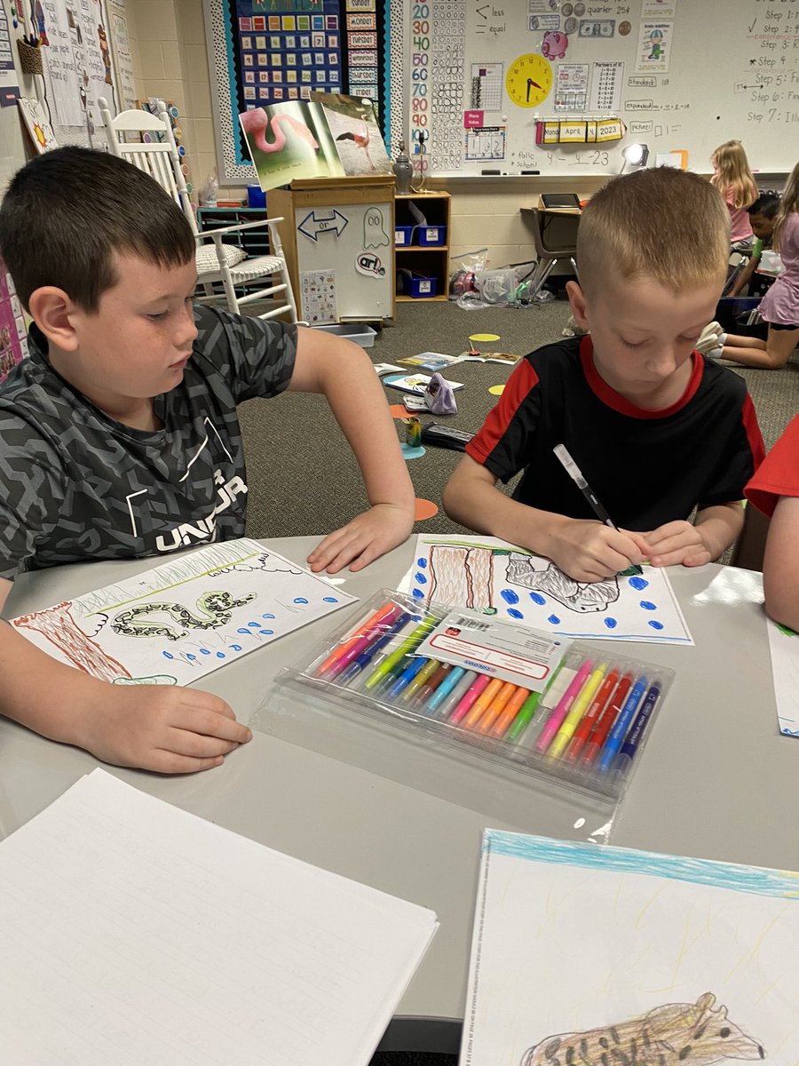 Extra, Extra… you’re going to hear all about it! 👂🏼 WE’RE officially AUTHORS!  

Our class book “Animals Around The World” is hot off the press! 

We’re counting down the days until our Publishing “PAW”ty! 🐻‍❄️🦁🌎

<a href="/studentreasures/">Studentreasures</a> <a href="/HumbleISD_HHE/">Hidden Hollow Elementary</a> <a href="/Humble_ElemELA/">Humble ISD Elementary ELA</a> #PublishingDate