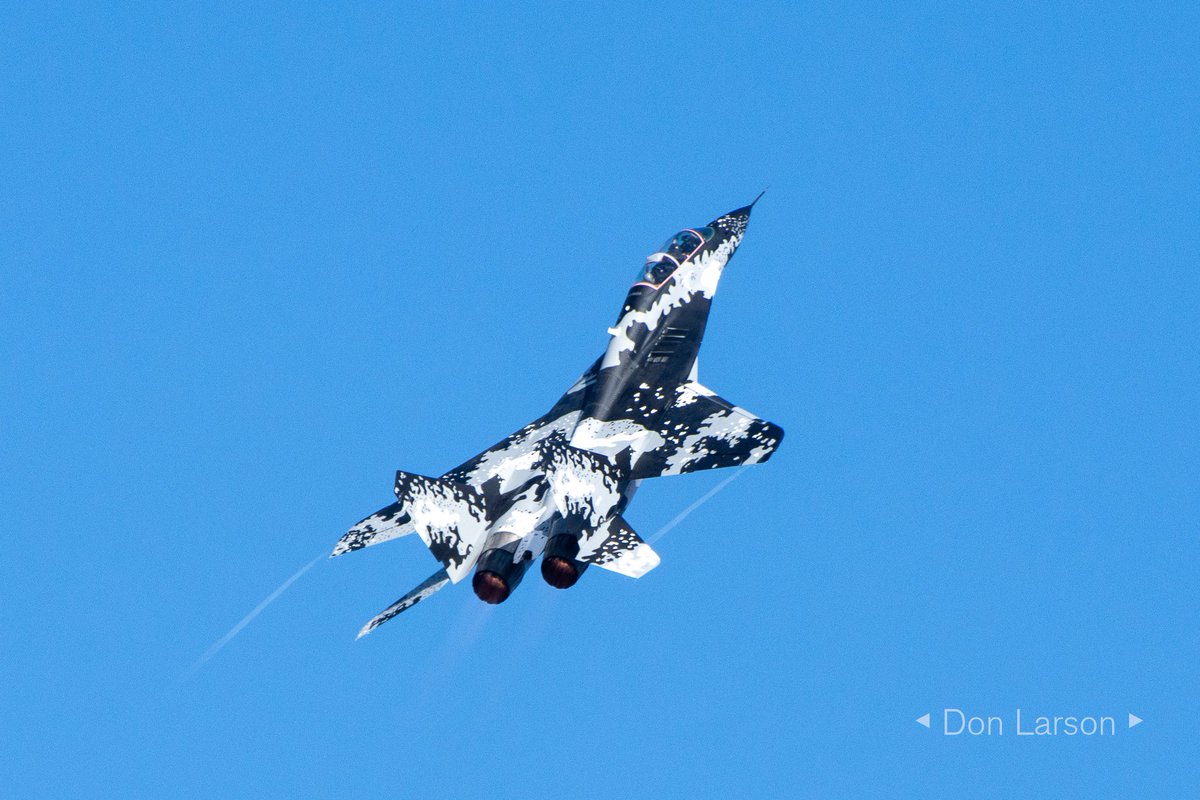 MTSpeedDemon's tweet image. I saw a MiG-29 flying over Bozeman last Saturday! It was incredible to watch. Thanks for sharing your passion for aviation and space exploration Jared. @rookisaacman #PolarisProgram #StJude #SpaceX #aviationspotting #BZN