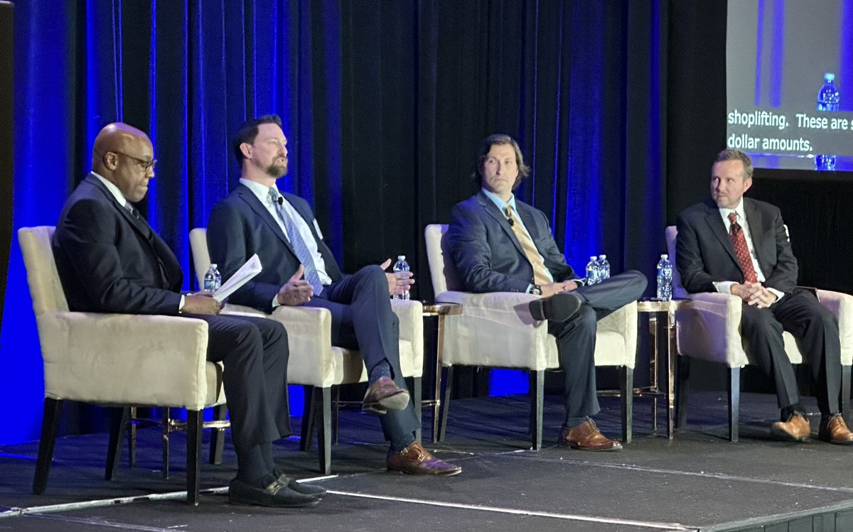 AGAlliance1's tweet photo. Very informative @AGAlliance1 panel on Organized Retail Crime at #AGSymposium. Thanks to moderator @KwameRaoul and the rest of the panel for this compelling discussion. @cjbeckner @NatlAssnAttysGn https://t.co/l6WJOOApTj