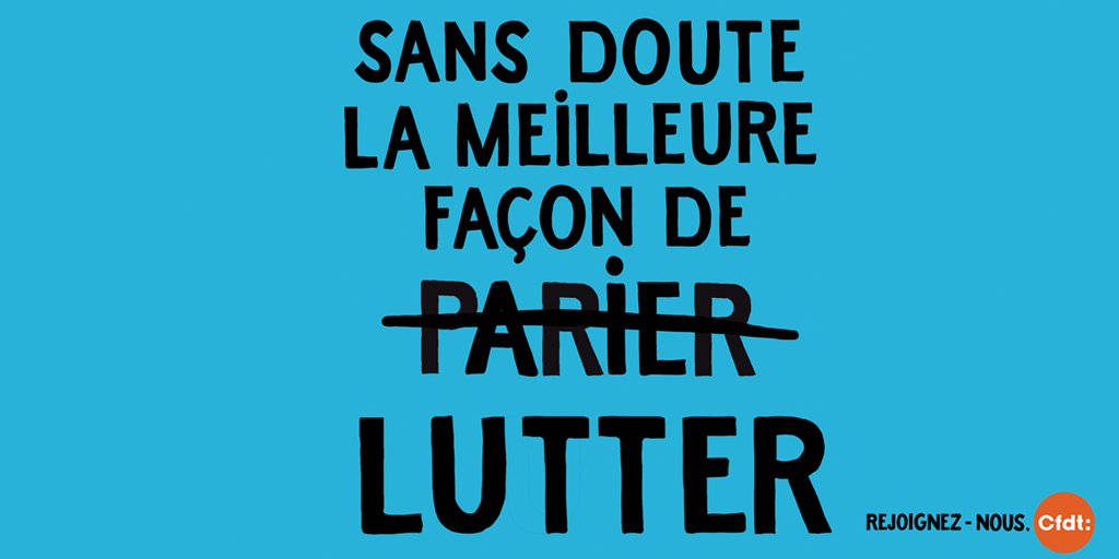 Luttons ensemble pour nos droits, l'émancipation, la démocratie sociale : rejoignez la CFDT ! ➡cfdt.fr/adhesion #syndicalisme #démocratie #ReformeDesRetraites
