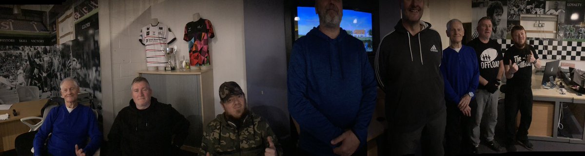 The latest <a href="/WidnesRL/">Widnes Vikings</a> Extra Time featured a brainstorm, a “walk &amp; talk”, watching a bit of football &amp; a pano as part of <a href="/Zer0Suicide/">Zero Suicide Alliance</a> training supported by <a href="/stateofmindsprt/">State of Mind</a> and <a href="/Mersey_Care/">Mersey Care NHS FT 🏳️‍🌈</a> 👏
Men interested in their mental fitness are welcome on Tuesdays at 6.30 <a href="/DcblStadium/">DCBL Stadium Halton</a> 👍