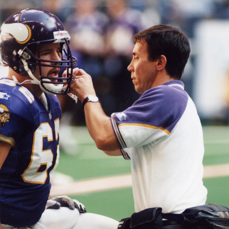 Vikings's tweet photo. He started part-time work with the #Vikings in 1975.

Or on June 1, 1979, he joined the organization on a full-time basis.

And after nearly 50 years with the club, Dennis Ryan, the longtime equipment manager and an integral piece of the franchise's history, is retiring.