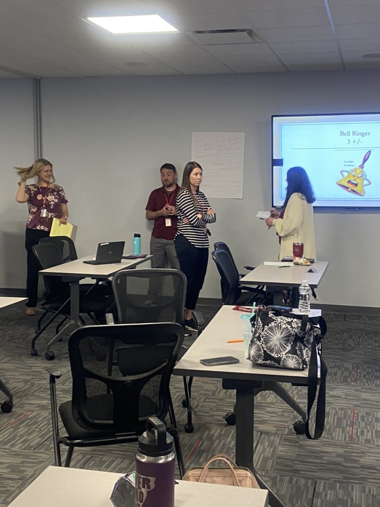 CVAsstSupt's tweet photo. Warrior Learners with Brad Tomm! Topic is coaching and teaching… how are they alike? Great discussion and activities! #Warriorpride #upandmoving #endofdayenergy @CVCSDWarriors @cvhsprincipal2 @CV_Athletics @CVMSWarriors https://t.co/HK6RkbsGkL