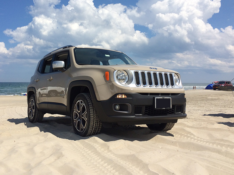 LakeCDJR's tweet photo. Off the road and onto the sand! #JeepLife #BeachVibes #Renegade https://t.co/7NSDebp7lw