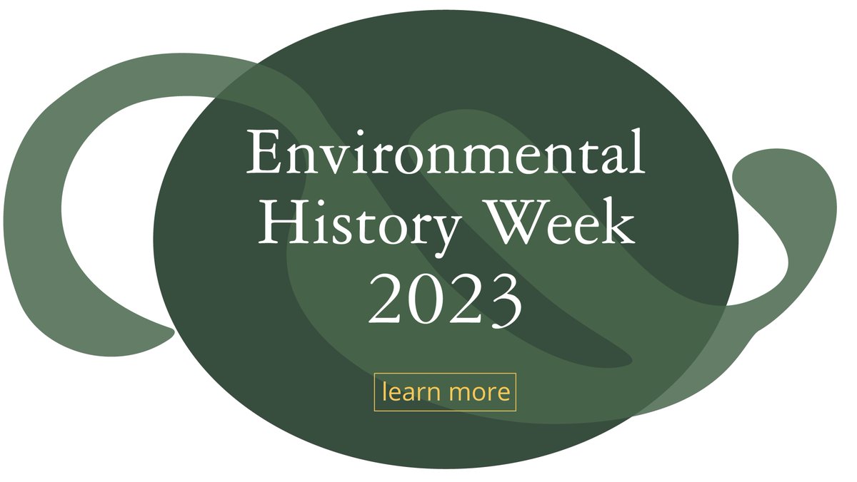 ICEnvHist's tweet photo. Tell us about your Environmental History Week experience!
What events have you attended?
What events do you plan to attend later this week?
#envhist #EHWeek2023 https://t.co/PMMV76JFW9