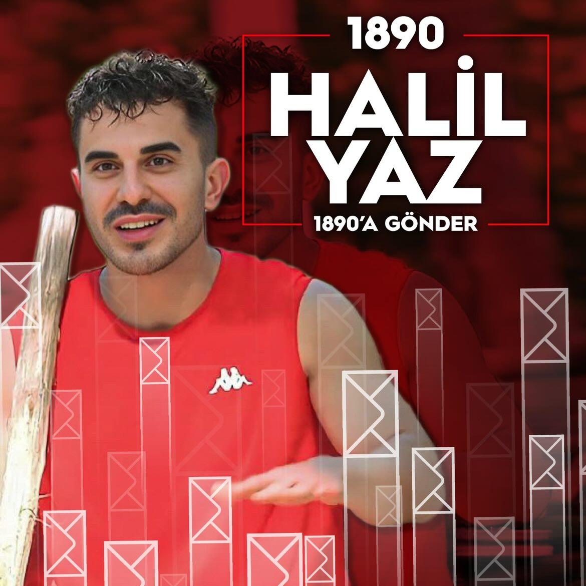higsurvivor's tweet photo. HALİL YAZ 1890'A GÖNDER.
#halilibrahimgöker
#higfc
#survivor2023 https://t.co/Se72BnvuZM