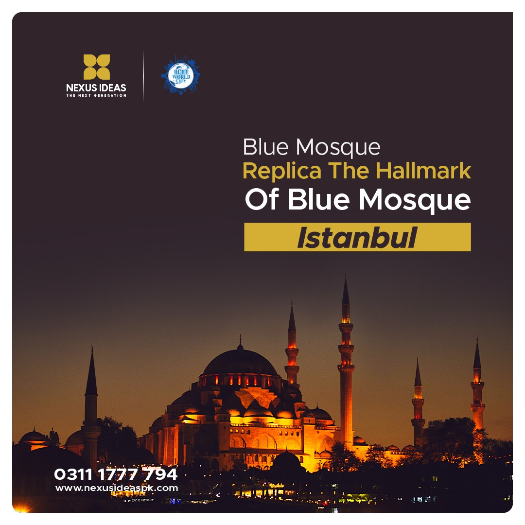 nexusideaspk1's tweet photo. Blue World City, features an exact replica of the Blue Mosque, Turkey, not just in form but also in essence.
☎UAN: 03111777794
https://t.co/QkdqMLekJI
.
#BlueWorldCity #modren #society #ShoaibAkhtar #rawalpindirealestate #SportsValleyBlock #pakistan #realestate #islamabad https://t.co/21n4IfwAqQ